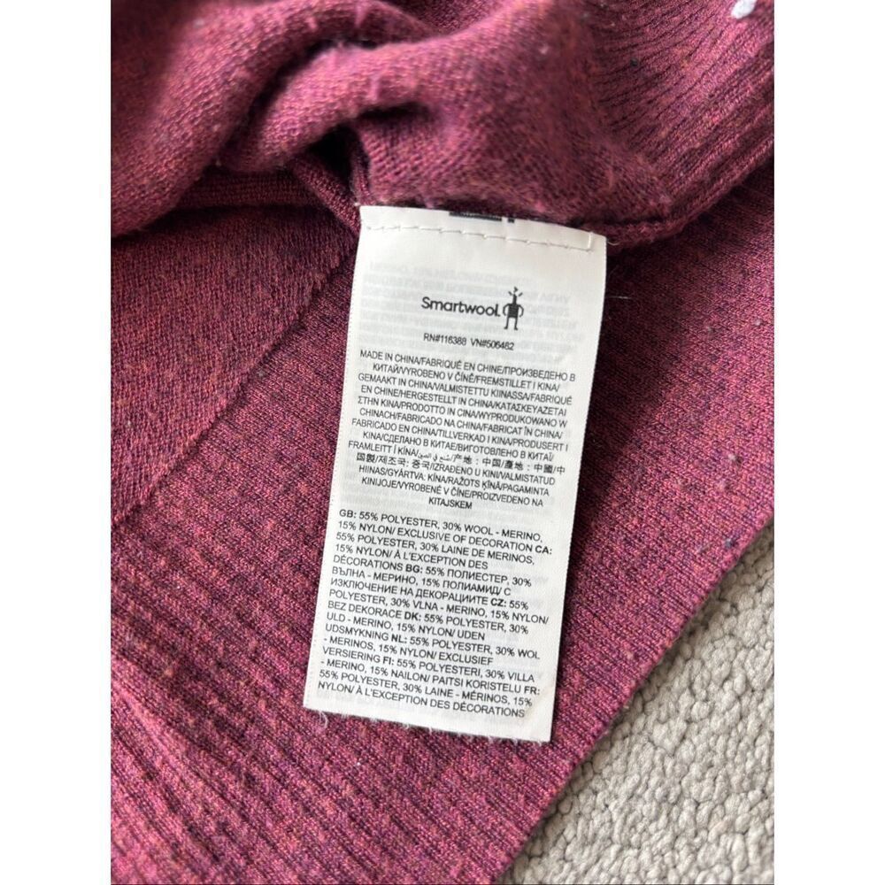 SMARTWOOL Edgewood Mock Neck Sweater, Lrg, $135 F24 - Picture 7 of 9
